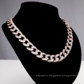 Men's golden chain Cuban chain men's fashion jewelry